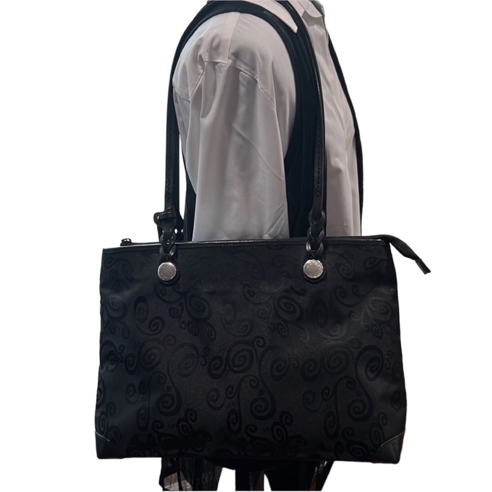 Brighton Black Print tote in Signature Jacquard. Gorgeous! - Picture 1 of 16